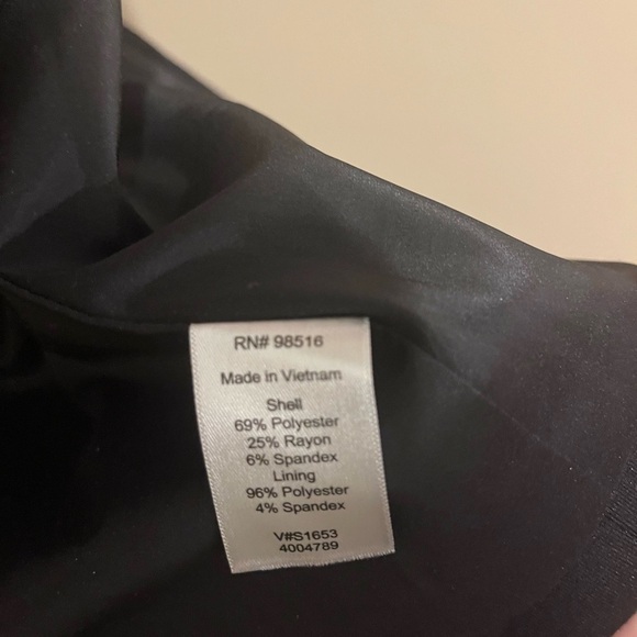 Coldwater Creek Black Mandarin Color Structure Jacket, size 12 - Picture 7 of 7